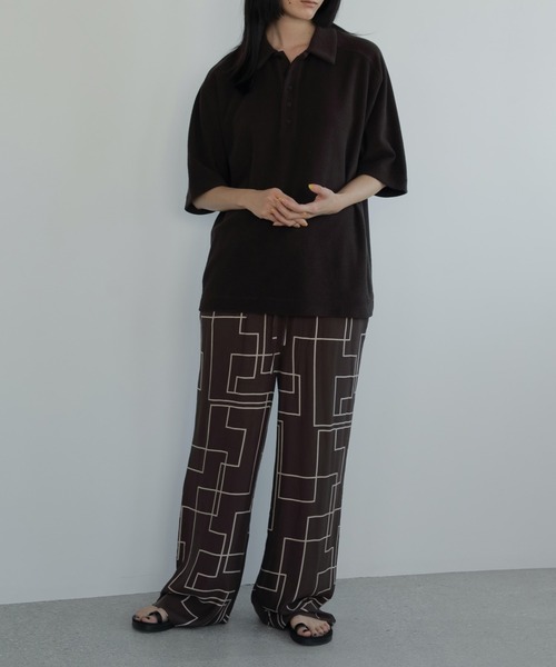Geometric Easy Pants（その他パンツ）｜anuke（アンヌーク）の