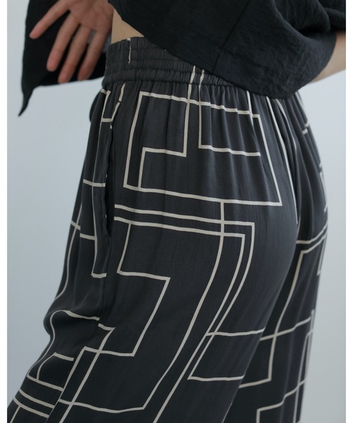 パンツ anuke Geometric Easy Pants ànuke online store（アンヌーク） / Geometric Easy