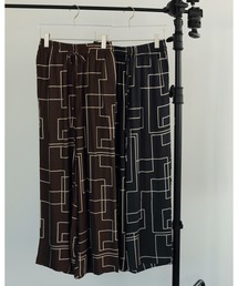 anuke アンヌーク Geometric Easy Pants イージーパンツ anuke ANUKE アンヌーク Geometric Easy Pants 即日発送