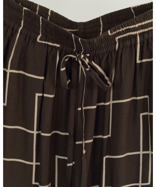 パンツ anuke Geometric Easy Pants Geometric Easy Pants（その他パンツ）｜anuke（アンヌーク）の