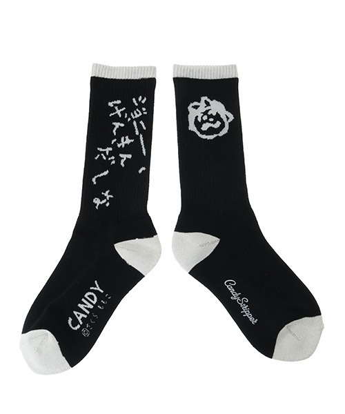 Candy Stripper（キャンディストリッパー）の「【コジコジ×Candy Stripper】ジョニー、げんきだしなRIB ソックス（ソックス/靴下・レディース・オフホワイト/ブルー/レッド/ブラック・FREE）」の3枚目の写真