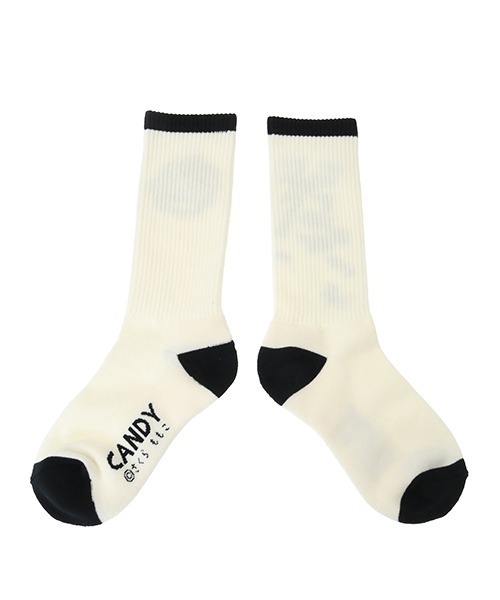 Candy Stripper（キャンディストリッパー）の「【コジコジ×Candy Stripper】ジョニー、げんきだしなRIB ソックス（ソックス/靴下・レディース・オフホワイト/ブルー/レッド/ブラック・FREE）」の10枚目の写真