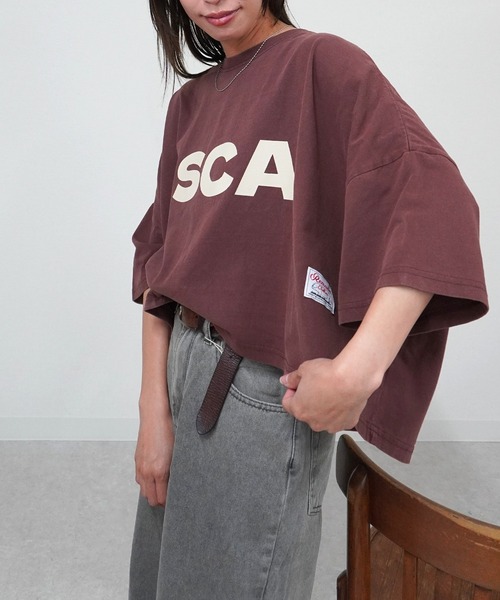 gossara(ゴサラ)の「プリントボリュームT(Tシャツ/カットソー・レディース・ネイビー/アイボリー/チャコール/ブラウン・FREE)」の19枚目の写真
