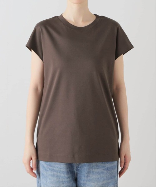 La TOTALITE（ラトータリテ）の「《追加》【洗える】スムースハイネックプルオーバー（Tシャツ/カットソー・レディース・ホワイト/ブラウン/ボルドー・FREE）」の18枚目の写真