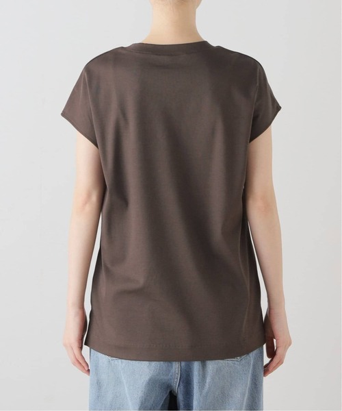 La TOTALITE（ラトータリテ）の「《追加》【洗える】スムースハイネックプルオーバー（Tシャツ/カットソー・レディース・ホワイト/ブラウン/ボルドー・FREE）」の20枚目の写真