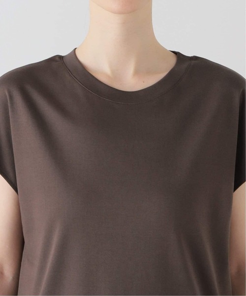 La TOTALITE（ラトータリテ）の「《追加》【洗える】スムースハイネックプルオーバー（Tシャツ/カットソー・レディース・ホワイト/ブラウン/ボルドー・FREE）」の21枚目の写真