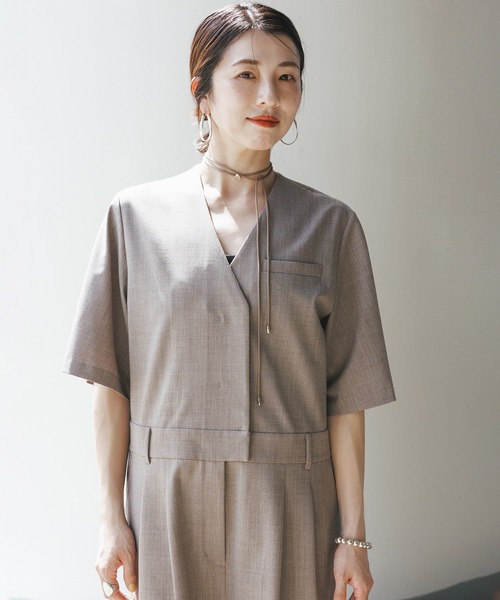 ADAM ET ROPE'（アダムエロペ）の「【EO（イオ）】Oval hoop pierce（ピアス（両耳用）・レディース・シルバー・FREE）」の4枚目の写真