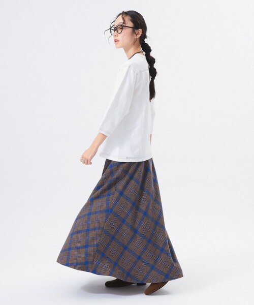 BEAMS BOY（ビームスボーイ）の「【ビームスの百名品】テンジク フットボール 3/4 Tシャツ（Tシャツ/カットソー・レディース・グレー/ホワイト/パープル/ネイビー・1/2）」の10枚目の写真