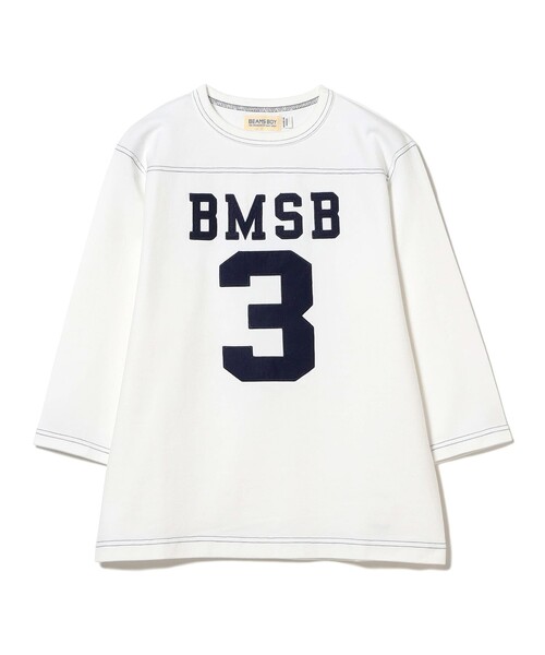 BEAMS BOY（ビームスボーイ）の「【ビームスの百名品】テンジク フットボール 3/4 Tシャツ（Tシャツ/カットソー・レディース・グレー/ホワイト/パープル/ネイビー・1/2）」の13枚目の写真