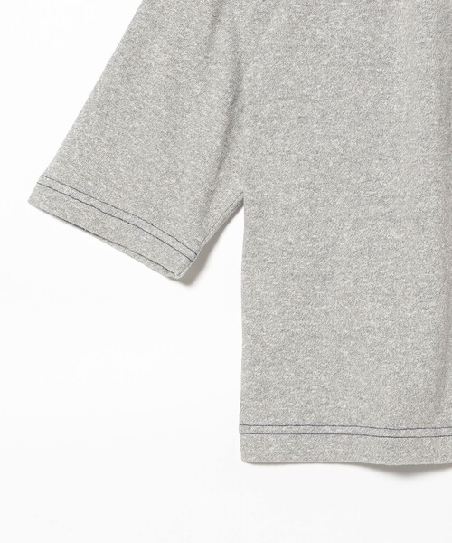 BEAMS BOY(ビームスボーイ)の「テンジク フットボール 3/4 Tシャツ(Tシャツ/カットソー・レディース・グレー/ホワイト/パープル/ネイビー・1/2)」の19枚目の写真