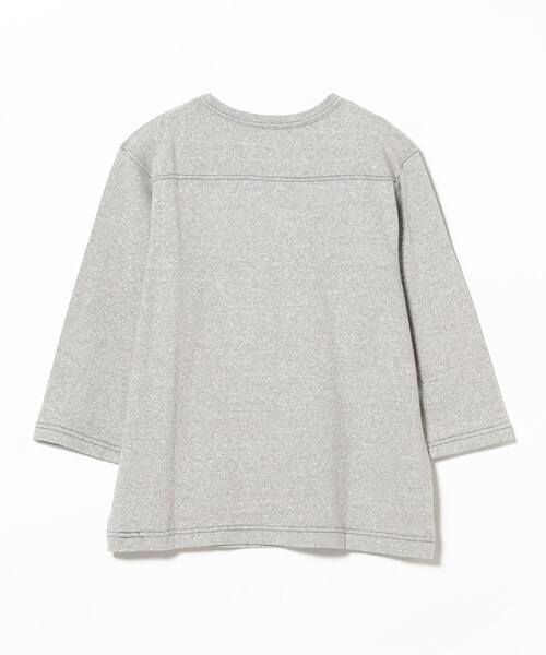 BEAMS BOY(ビームスボーイ)の「テンジク フットボール 3/4 Tシャツ(Tシャツ/カットソー・レディース・グレー/ホワイト/パープル/ネイビー・1/2)」の18枚目の写真