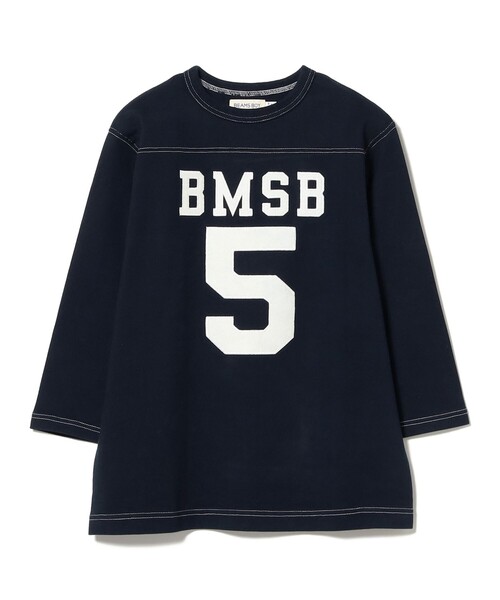 BEAMS BOY(ビームスボーイ)の「テンジク フットボール 3/4 Tシャツ(Tシャツ/カットソー・レディース・グレー/ホワイト/パープル/ネイビー・1/2)」の16枚目の写真
