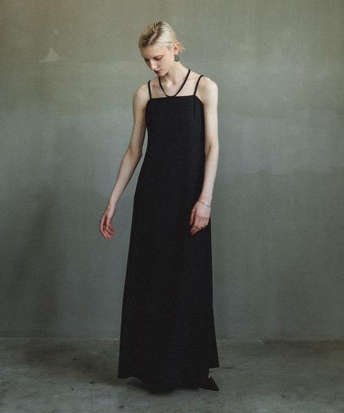 et.UNiVER(エトユニベール)の「Gilet lacy setup(ドレス・レディース・ブラウン/ブラック×ホワイト/ライトカーキ・LARGE/MEDIUM/SMALL)」の9枚目の写真
