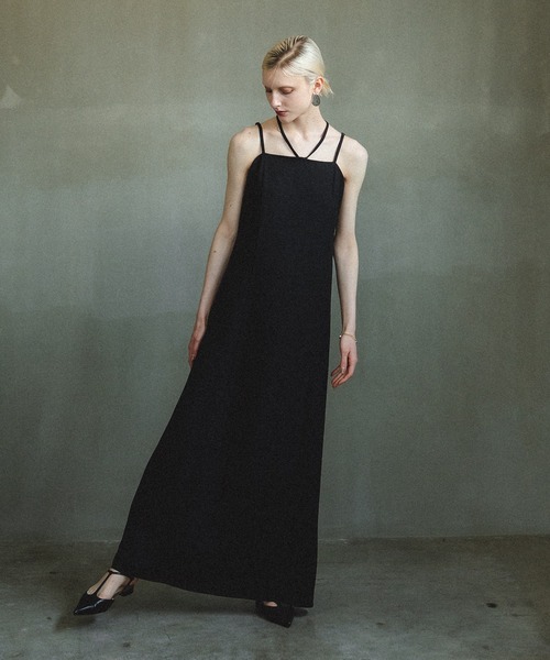 et.UNiVER(エトユニベール)の「Gilet lacy setup(ドレス・レディース・ブラウン/ブラック×ホワイト/ライトカーキ・LARGE/MEDIUM/SMALL)」の13枚目の写真