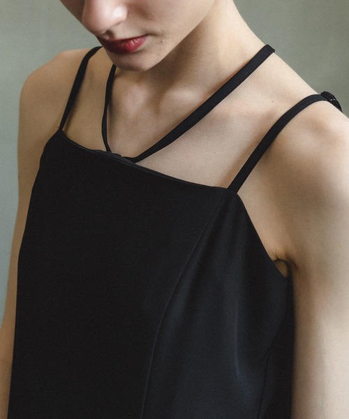 et.UNiVER(エトユニベール)の「Gilet lacy setup(ドレス・レディース・ブラウン/ブラック×ホワイト/ライトカーキ・LARGE/MEDIUM/SMALL)」の15枚目の写真