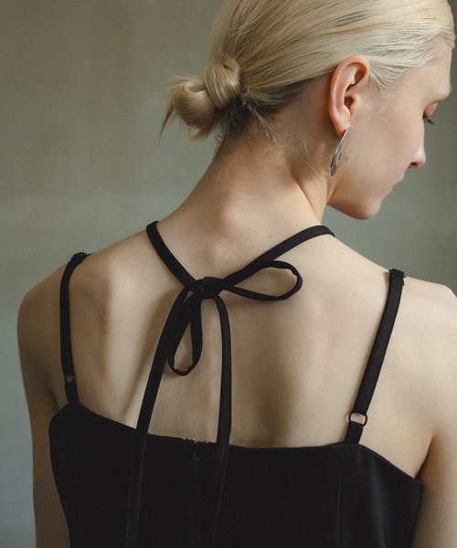 et.UNiVER(エトユニベール)の「Gilet lacy setup(ドレス・レディース・ブラウン/ブラック×ホワイト/ライトカーキ・LARGE/MEDIUM/SMALL)」の19枚目の写真