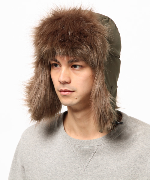 RAGEBLUE(レイジブルー)の「ボンバーキャップ/708021(キャップ・メンズ・オリーブ/ブラック・FREE)」の8枚目の写真