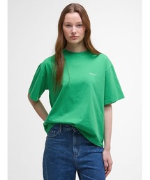 Barbour（バブアー）の「Jema ワンポイント ロゴ 刺繍Tシャツ（Tシャツ/カットソー）」