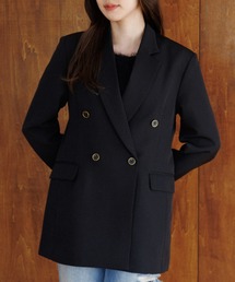 SENEE(Zj[)double tailored jacketi_ue[[hWPbgj(e[[hWPbg)
