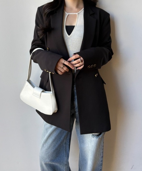 セール】double tailored jacket（ダブルテーラードジャケット