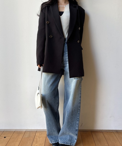 セール】double tailored jacket（ダブルテーラードジャケット