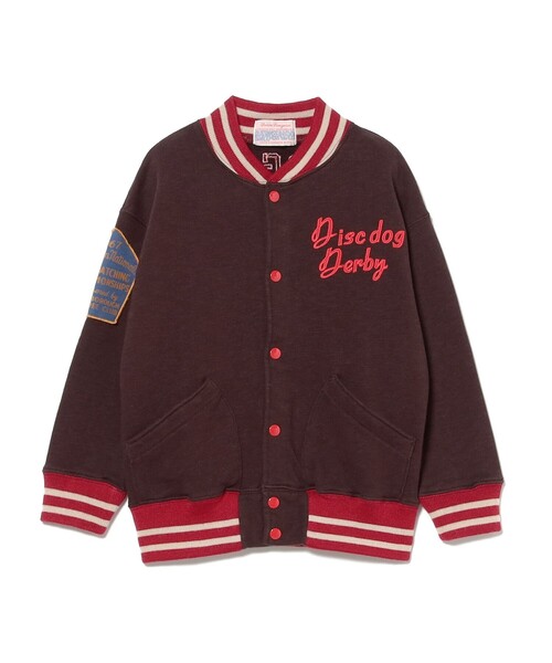 こども ビームス（コドモビームス）の「DENIM DUNGAREE / 1959 スウェット ジャケット 2025FW（105～125cm）（ブルゾン・キッズ・サックスブルー/ブラック・125/115/105）」の3枚目の写真