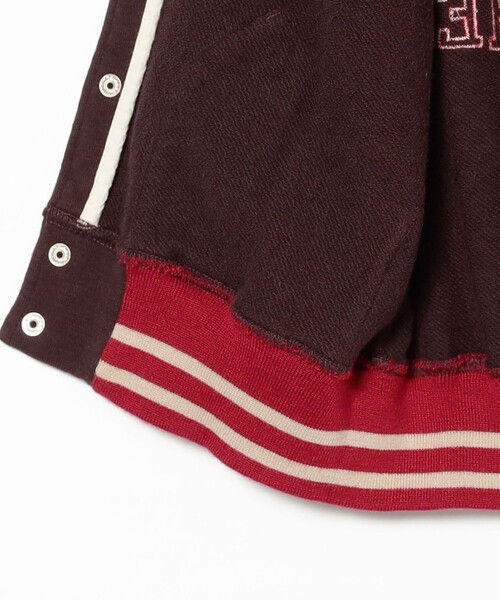 こども ビームス（コドモビームス）の「DENIM DUNGAREE / 1959 スウェット ジャケット 2025FW（105～125cm）（ブルゾン・キッズ・サックスブルー/ブラック・125/115/105）」の4枚目の写真