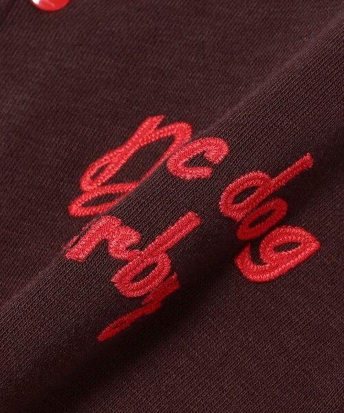 こども ビームス（コドモビームス）の「DENIM DUNGAREE / 1959 スウェット ジャケット 2025FW（105～125cm）（ブルゾン・キッズ・サックスブルー/ブラック・125/115/105）」の6枚目の写真