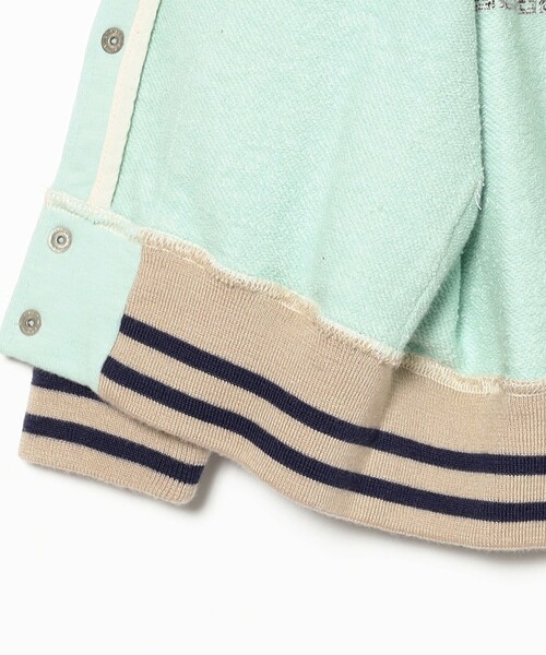 こども ビームス（コドモビームス）の「DENIM DUNGAREE / 1959 スウェット ジャケット 2025FW（105～125cm）（ブルゾン・キッズ・サックスブルー/ブラック・125/115/105）」の11枚目の写真