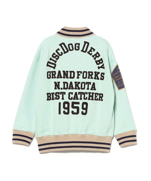 こども ビームス（コドモビームス）の「DENIM DUNGAREE / 1959 スウェット ジャケット 2025FW（105～125cm）（ブルゾン・キッズ・サックスブルー/ブラック・125/115/105）」の12枚目の写真