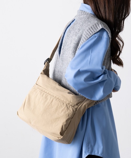 EARTH MADE（アースメイド）の「【EARTH MADE】7POCKET INSIDE PRINT SHOULDER（ショルダーバッグ・レディース・チャコールグレー/ベージュ/ネイビー/ブラウン/ブラック・FREE）」の21枚目の写真