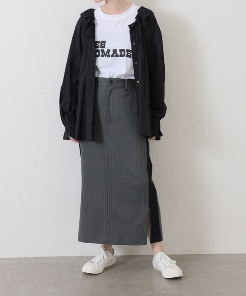 JOURNAL STANDARD ビックパフブラウス 黒 長袖 コットン 綿 JOURNAL STANDARD（ジャーナルスタンダード）の「□□□綿
