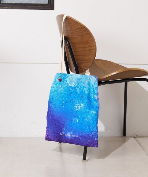 BIRTHDAY BAR（バースデイバー）の「旅する喫茶×BIRTHDAY BAR　TOTE BAG（トートバッグ・レディース・ピンク/イエロー/ブルー・0）」の7枚目の写真