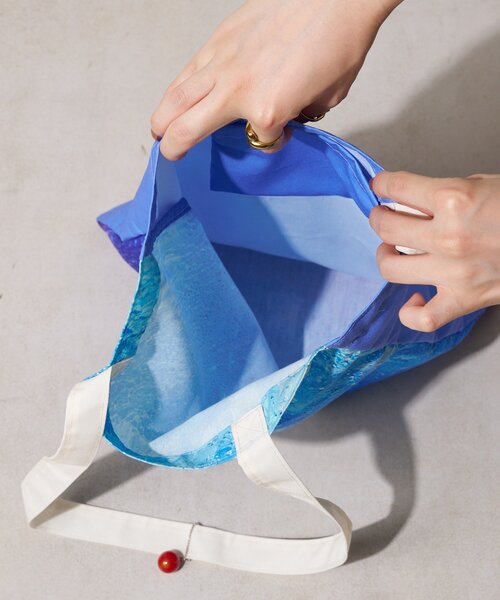 BIRTHDAY BAR（バースデイバー）の「旅する喫茶×BIRTHDAY BAR　TOTE BAG（トートバッグ・レディース・ピンク/イエロー/ブルー・0）」の11枚目の写真