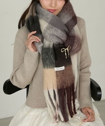 マフラー（レッド/赤色系・フリンジ）ファッション通販 - ZOZOTOWN