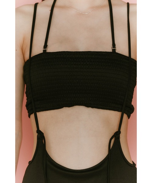 Knuth Marf（クヌースマーフ）の「Knuth Marf Suspender Swim Wear（水着・レディース・ブラック/オフホワイト・FREE）」の12枚目の写真