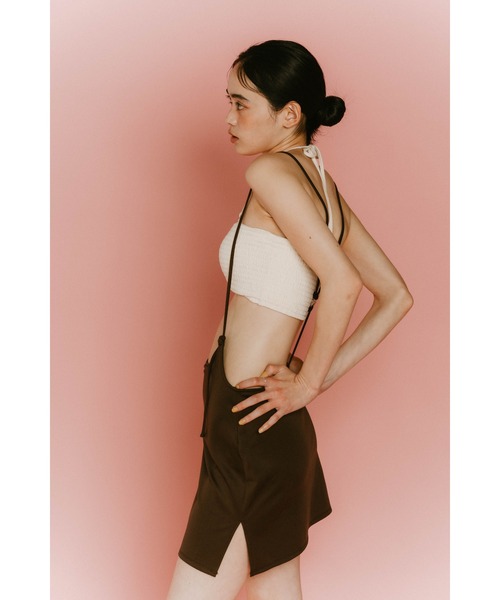 Knuth Marf（クヌースマーフ）の「Knuth Marf Suspender Swim Wear（水着・レディース・ブラック/オフホワイト・FREE）」の15枚目の写真