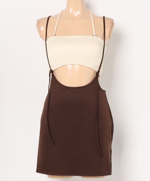 Knuth Marf（クヌースマーフ）の「Knuth Marf Suspender Swim Wear（水着・レディース・ブラック/オフホワイト・FREE）」の22枚目の写真