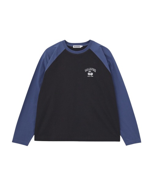 MILKFED.(ミルクフェド)の「ROUND LOGO GLITTER CHERRY B/B TEE(Tシャツ/カットソー・レディース・ホワイト/チャコール/オートミール・L/M)」の6枚目の写真