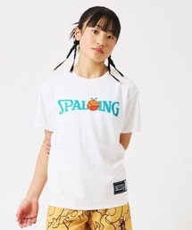 SPALDING（スポルディング）の「【SPALDING/スポルディング】ジュニア Tシャツ ONE PIECE メラメラの実 ロゴ/吸水速乾機能・UVカット機能・アニメ半袖Tシャツ（Tシャツ/カットソー）」