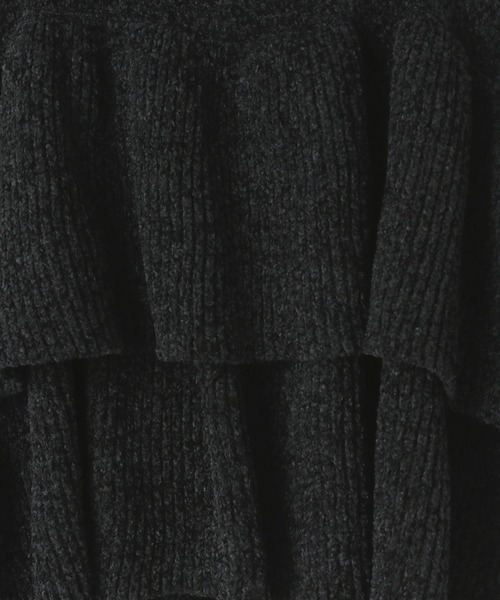 LOWRYS FARM（ローリーズファーム）の「モールペプラムベスト　581091（ベスト・レディース・ブラウン/ダークグレー/ベージュ・FREE）」の17枚目の写真