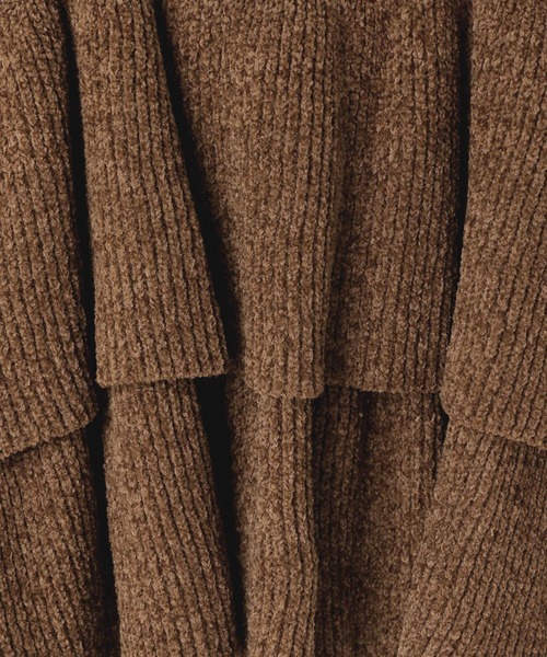 LOWRYS FARM（ローリーズファーム）の「モールペプラムベスト　581091（ベスト・レディース・ブラウン/ダークグレー/ベージュ・FREE）」の18枚目の写真