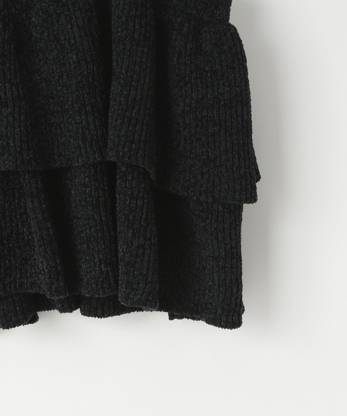 LOWRYS FARM（ローリーズファーム）の「モールペプラムベスト　581091（ベスト・レディース・ブラウン/ダークグレー/ベージュ・FREE）」の16枚目の写真