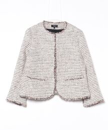 【未使用】theory luxe ホワイト ノーカラージャケット　38 Theory luxe - theory luxe 22SS 完売 FROST STRETCH ジャケット