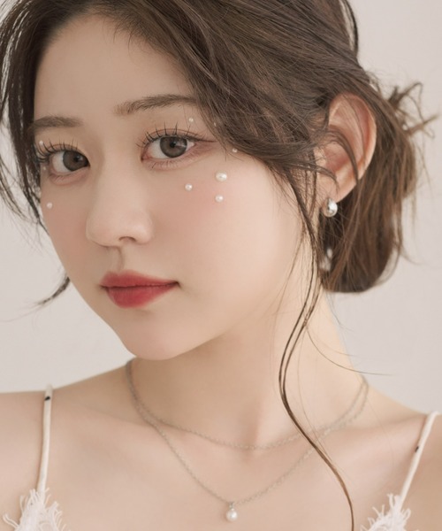 Ms.yuu by Nothing And Others(ミスユーバイナッシングアンドアザーズ)の「【りんかさん着用】Ms.yuu by Nothing And Others/ミニドロップピアス(ピアス(両耳用)・レディース・シルバー/ゴールド・FREE)」の11枚目の写真
