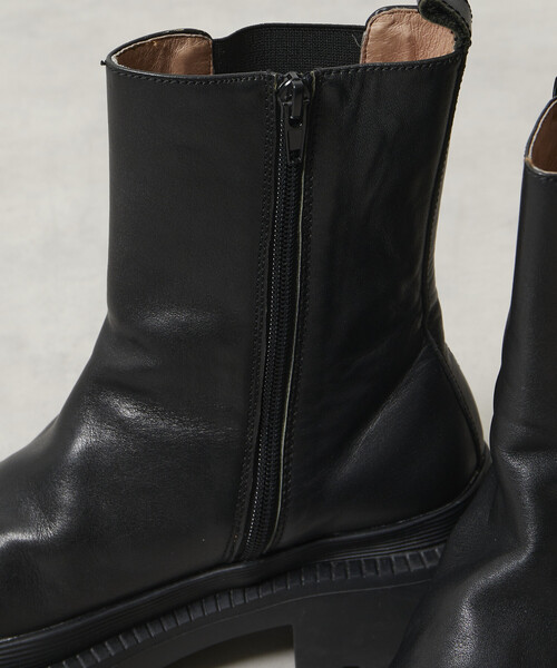 セール】ATELIER BRUGGE/アトリエブルージュ レザー サイドゴア タンク