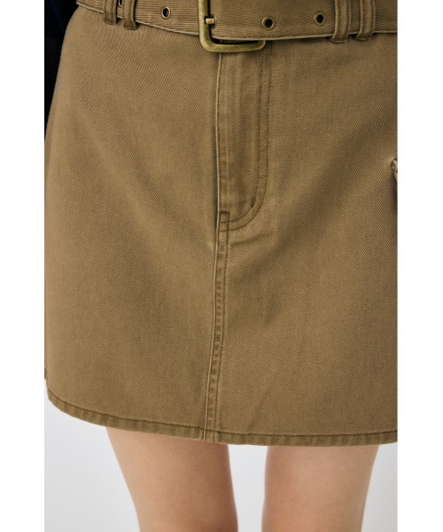 MOUSSY（マウジー）の「【25年AW新作】BELT ミニスカート（スカート・レディース・ベージュ/ダークグレー・1/2）」の17枚目の写真