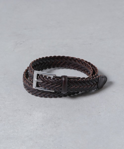 NANO universe(ナノユニバース)の「メッシュベルト(ベルト・メンズ・ブラック/ブラウン・FREE)」の1枚目の写真