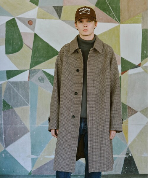 SENTDALE WOOL ステンカラーコート（ステンカラーコート）｜green