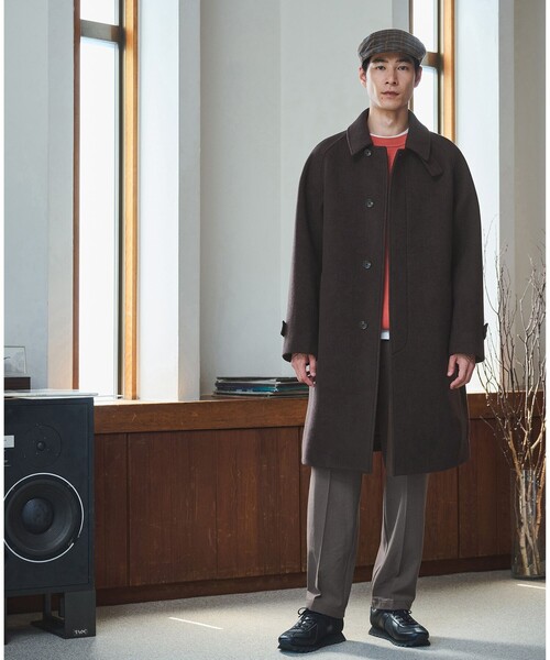 SENTDALE WOOL　green label relaxing　コートXL SENTDALE WOOL ステンカラーコート（ステンカラーコート）｜green